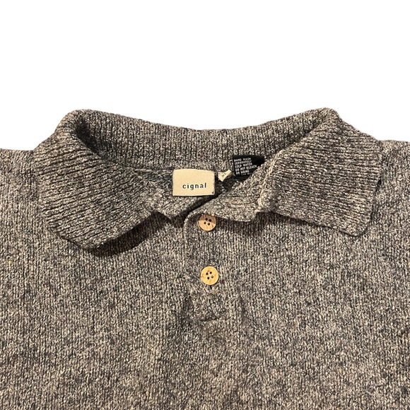 Oversize Vintage Cignal Knit Sweater - Picture 3 of 3